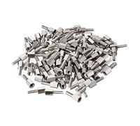 sourcing map 4# -40 5+8mm F/M Entretoise hexagonale laiton vis pilier PCB 100Pcs