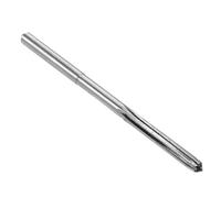 sourcing map 4,7mm Fraise Alésoir HSS Cobalt M35 Tour Machine Alésoir D4 6 Droit Cannelures Rond Tige Fraisage Outil Coupe pour Inoxidable Acier Alliage Cuivre Métal