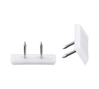 sourcing map 40Pcs Patin Glisseur Clouer Pied Chaise Tampon carrée 31x12mm | Protection Pied Chaise