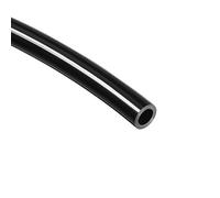 sourcing map 4mmx2.5mm Tuyau Flexible PU air pneumatique 5 mètre tube 16.4FT Noir