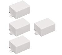 sourcing map 4pcs 46x35x24mm plastique électrique Boîtier jonction Bricolage blanc boîte