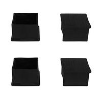 sourcing map 4pcs Embout Pied de Chasie Meuble Embout Tube Jambe Patin Capuchon Protection 45x45mm