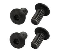 sourcing map 4pcs M5x10mm Vis Filetage à Gauche Boulon Pas à Gauche Marche Arrière Classe 10.9