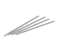 sourcing map 4Pcs M6 x 200mm Tige Filetée Entièrement 304 Inox Acier Droite Main Fil
