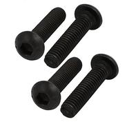 sourcing map 4pcs M6x25mm Vis Filetage à Gauche Vis Mandrin Perceuse Vis Blocage Boulon Classe 10.9