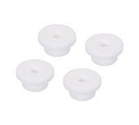 sourcing map 4Pcs Passe-Câble en Caoutchouc T-Forme Diamètre Installation 19mm, ID 9mm, Hauteur 14mm Passe Fil Rondelle Caoutchouc Bouchons de Trous Flexibles pour Orifices de Câbles, Blanc