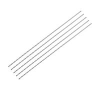sourcing map 5 Pcs 0.9mm Mini Micro Forets Hélicoïdaux Haute Vitesse Acier Droit Tige Extra Long Perceuse Pointe 100mm pour Aluminium Alliage