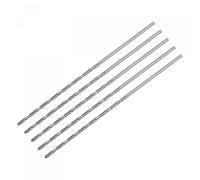 sourcing map 5 Pcs 1.2mm Mini Micro Forets Hélicoïdaux Haute Vitesse Acier Droit Tige Extra Long Perceuse Pointe 65mm pour Aluminium Alliage