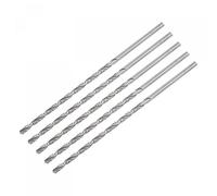 sourcing map 5 Pcs 3.2mm Mini Micro Forets Hélicoïdaux Haute Vitesse Acier Droit Tige Extra Long Perceuse Pointe 120mm pour Aluminium Alliage