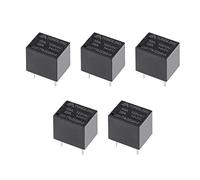 sourcing map 5 Pcs JQC-T78-DC24V-A DC 24V Bobine SPST 4 Broche PCB Relais puissance électromagnétique