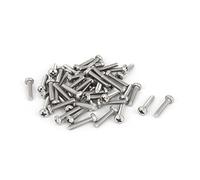 sourcing map 50 PCS vis M2,5 x12mm acier inox 316 Tête Cruciforme vis fixation machine