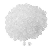 sourcing map 500pcs Pare-choc de Table en Verre Tige Patin de Protection Meuble Patio Anti-collision Anti-bruit Souple Intégré Transparent 5mm