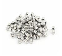 sourcing map 50pcs 10x4mm AC 250v 2.5A Lente Fusion Action Miniature Verre Fusible Tube