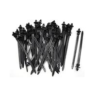 sourcing map 50Pcs 8mmx155mm Réglable Pousser Support Boucle Attache Câble Serrage Collier