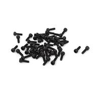 sourcing map 50pcs M1.6 x 5 Vis à tête cylindrique à six pans creux hexagonale boulon Noir acier allié de qualité 12,9