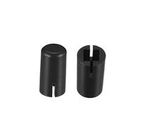 sourcing map 50Pcs Plastique 5x9mm Bouton Poussoir Tactile Interrupteur Capuchons Couverture Cabochons Noir pour 6x6x7.3mm Tact Interrupteur
