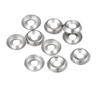 Sourcing Map 50pcs Rondelle à Tête Fraisée 11mm x 4mm x 2,3mm en Acier Inoxydable 304 - Cuvette Tasse pour Boulon à Vis
