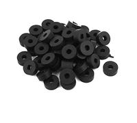 sourcing map 50pcs Rondelle Plate Joint Torique en Caoutchouc pour Tuyau Robinet Passe-fil 11mm Diamètre Extérieur