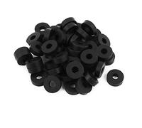 sourcing map 50pcs Rondelle Plate Joint Torique en Caoutchouc pour Tuyau Robinet Passe-fil 5x13x4mm