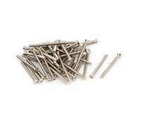 sourcing map 50pcs Vis à Tête Fraisée Plate à Six Pans Creux Vis à Douille Hexagonale Boulon Vis M2,5 x 35mm qualité 10,9 Argenté