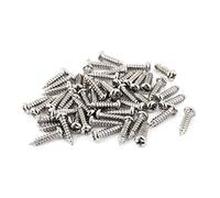 sourcing map 50pcs Vis M2,5 x 10mm Acier Inoxydable Tête CroiséE Vis Autotaraudeuses