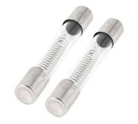 sourcing map 5KV 0.75A 6mm x 40mm Axial Verre Fusible Tubes pour Micro-ondes Four 2 Pièces