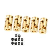 sourcing map 5pc 3mm à 3mm Coupleur Arbre U Joint Rotatif Universel Direction L13XD7
