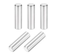 sourcing map 5Pcs 10mm X 35mm Goupille 304 INOX Acier Cylindrique Étagère Support épingle Attache Éléments Argenté
