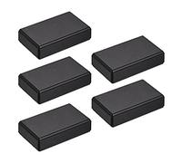 sourcing map 5pcs 58x35x15mm plastique électrique Boîtier jonction bricolage boîte noir