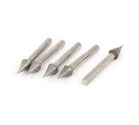 sourcing map 5pcs 6mm Diamètre 10 mm tige à tête conique foret montées | Diamètre mant de meulage