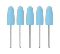 sourcing map 5pcs Caoutchouc Polissage Mèche Silicone Polissage Roues 600 Grain 10mm Dia Monté Meulage Tête pour Électrique Broyeur Rotatif Outil, Cône Forme