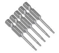 sourcing map 5Pcs Embout Tournevis 1/4" Hex Jarret T6 Magnét. Sécurité Torx 50mm Long