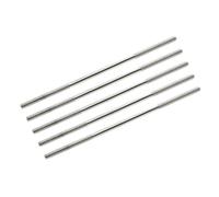 sourcing map 5Pcs Goujon Double Extrémité Fileté Vis Boulon M6 x 180mm | 304 Inox Acier