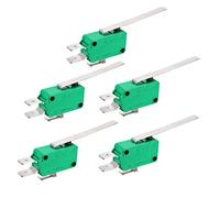 sourcing map 5Pcs KW3-OZ 16A AC125/250V longue ligne droit charnière micro interrupteur fin