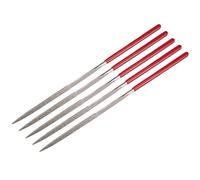 sourcing map 5pcs Lime 3mm x 140mm aiguille diamant triangulaire grain 150 Fichier