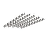 sourcing map 5pcs M10 x 110mm Tige Filetée Entièrement 304 Inox Acier Droite Main Filetage M10-1,5 Filetage Pas