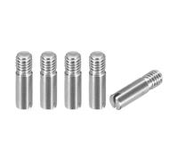 sourcing map 5Pcs M4 x 14mm Goupille Cylindrique Fendue en Acier Inoxydable 304, Goupille de Localisation à Filetage Externe pour Armoires de Meubles