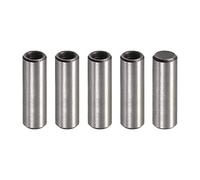 sourcing map 5pcs M5 Interne Filetage Goupille 8x25mm Carbone Acier | Chanfreinage Plat, Cylindrique Broche Lit Bibliothèque Métal Dispositifs Industriel Broches