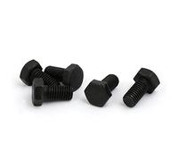 sourcing map 5pcs M8x16mm Vis Filetage Gauche Tête Hexagonale Boulon 12,9 Grade