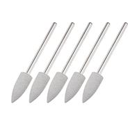 sourcing map 5Pcs Silicone Caoutchouc Meulage Polissage Roue 150 Grains 6mm Diamètre Pointu Polissage Tête pour Électrique Rotatif Outil