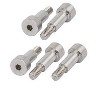 sourcing map 5pcs Vis Épaule 8mm Ø 16mm long épaule M6 Filetage
