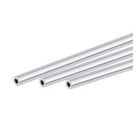 sourcing map 6063 Aluminium Rond Tube 8mm Diamètre Externe 4mm Interne Diamètre 300mm Longueur Tube Tubes 3 Pcs