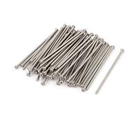 sourcing map 60pcs Vis M2x50 mm Tête Ronde Cruciforme Acier inoxydable 304