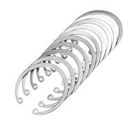 sourcing map 64mm Circlips Externe C-Clip circlips 304 Acier Inoxydable 10pcs