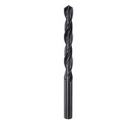 sourcing map 6542 Haute Vitesse Acier Droit Tige Foret Hélicoïdal, Entièrement Rectifié Noir Oxyde Forets 9.2mm Foret Diamètre 125mm Total Longueur 1 Pcs
