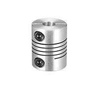 sourcing map 6mm à 8mm Coupleur Arbre Moteur Joint Hélicoïdal Faisceau 20mm Dia 25mm Long