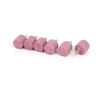 sourcing map 6mm Tige 30mmx30mm mandrin monté Culasse 6pcs rose pointe meulage