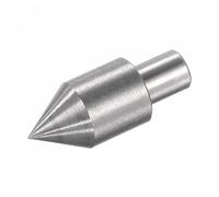 sourcing map 6mm Tige 45# Acier 10mm Diamètre pour Mini Tour Perles Machine | Prune Mort Centre éjecteur Goupille Perceuse Mandrin Cône Pointe