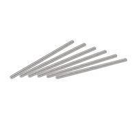 sourcing map 6Pcs M5 x 110mm Tige Filetée Entièrement 304 Inox Acier Droite Main Filetage M5-0.8 Filetage Pas