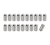 sourcing map 6x10mm Goujons Goupilles, 20pcs 304 Inox Acier Rond Tête Plat Chanfreiné Terminal Cheville Broche Bois Superposé Lit Étagère Chevilles Support Étagères Attacher Éléments